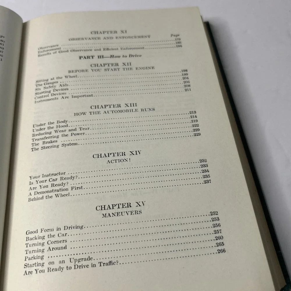 Vintage Book Sportsmanlike Driving Book American Automobile Association 2nd 1953